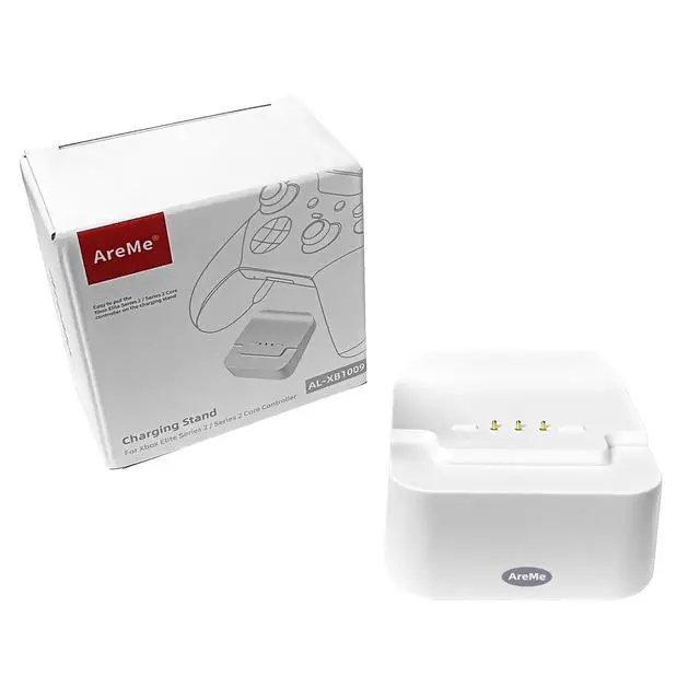 Alt view image 6 of 6 - Charging Station Dock for Xbox Elite Wireless Controller, White