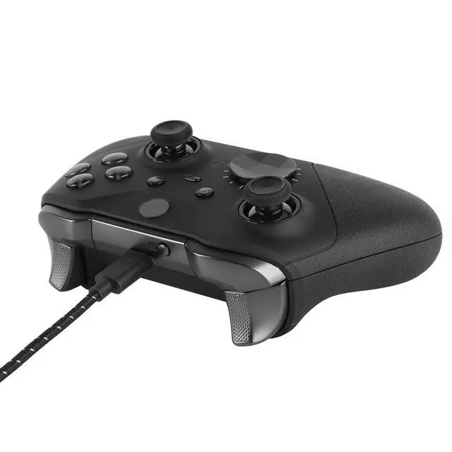 Alt view image 6 of 6 - Charging Station Dock & Charging Cable Cord for Xbox Elite Wireless Controller Series 2, Charging Set for Xbox One Elite 2 Controller (Black)
