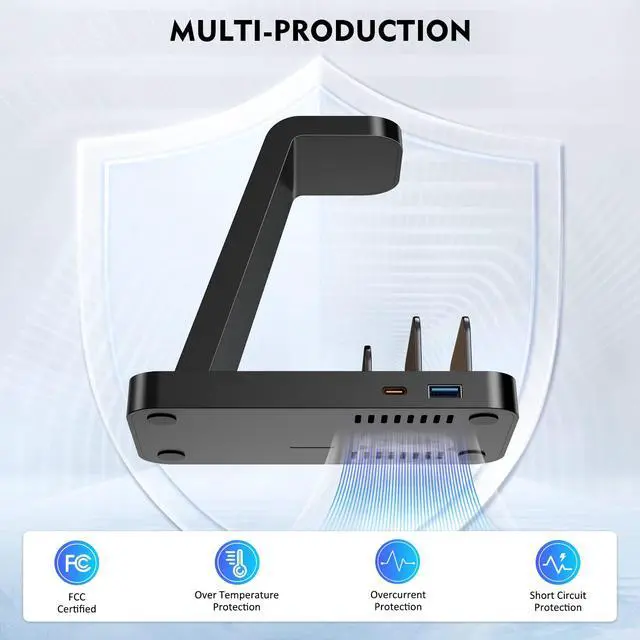 Alt view image 5 of 7 - 5 in 1 Wireless Charger, Charging Station for Apple Multiple Devices, Reliable Charging Dock for Phone 17/16e/16/15/14/13/12 Pro Max, Apple Watch, AirPods (Pro/3/2), iPad, Includes Adapter