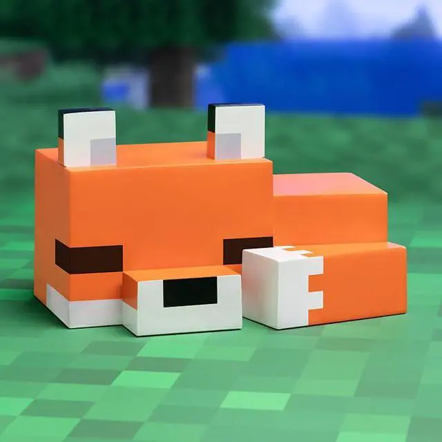 Alt view image 6 of 7 - Minecraft Fox Night Light - Officially Licensed Cute Lamp, Gifts for Boys & Girls, Gaming Room Accessories & Décor for Kids Bedroom