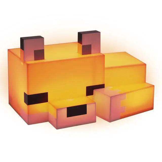 Alt view image 5 of 7 - Minecraft Fox Night Light - Officially Licensed Cute Lamp, Gifts for Boys & Girls, Gaming Room Accessories & Décor for Kids Bedroom