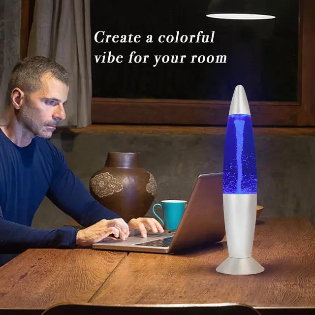 Alt view image 3 of 7 - Tornado Glitter Lamp, 7 Colors Changing Vortex Mood Light, USB & 3AAA Battery Powered Cool Decorative Tornado Lamp for Adults Kids Boys Girls, Ideal for Home Bedroom Christmas Decoration