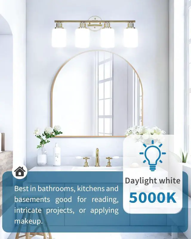 Alt view image 6 of 7 - 12 Pack LED Light Bulbs, 100 Watt Equivalent A19, 5000K Daylight LED Bulb, 15W Bright White Energy Saving Lightbulbs with E26 Standard Base, 1500 Lumens Non Dimmable Lamp for Home Bedroom Indoor