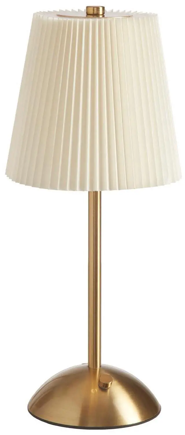 Main image of Cordless Table Lamp, 3000mAh Rechargeable Battery Operated Touch Light, Portable 3-Color Dimmable Vintage Ambient Light Beige Fabric Shade for Dining Table/Bedroom/Kitchen/Bar/Bathroom/Entryway/Gift
