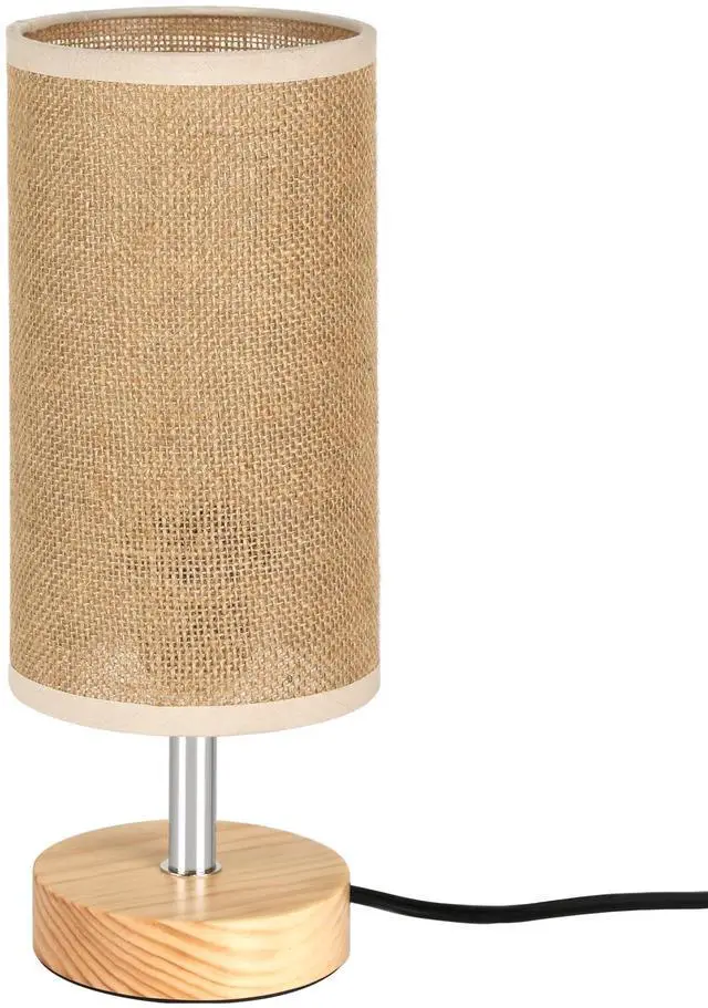 Main image of Bedside Table Lamps, Table Lamp for Bedroom, Lamps for Night Stands with Linen Lampshades, Small Table Lamp for Living Room, Office (Bulb Excluded) (Brown)