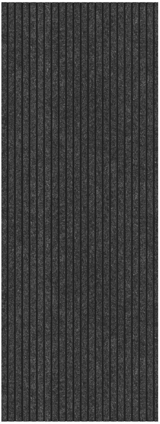 Alt view image 7 of 7 - 2' x 6' Hallway Runner with Scraper Pile Extra Durable Non-Slip Rug Mat for Indoor & Outdoor Use - Ideal for Kitchen, Entryway, Patio & Garage - High-Traffic Carpet, Black