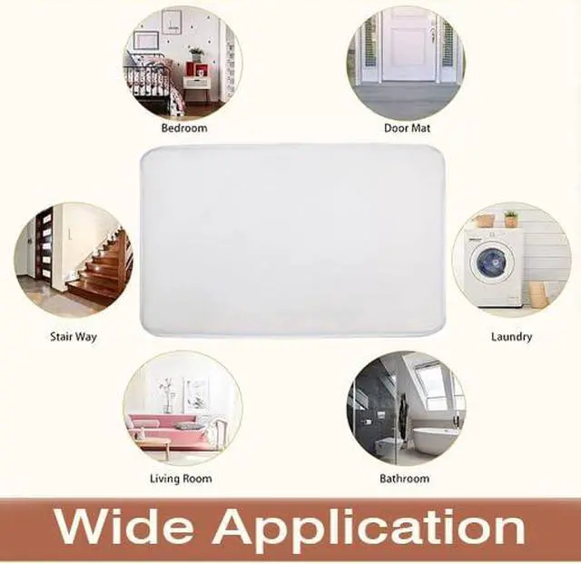 Alt view image 4 of 4 - Welcome Friends Funny Quotes Gift for Friends Decoration Doormat Kitchen New Home House Bathroom Non Slip Rubber Entrance Way Area Rugs Decor Front Floor Porch Indoor/Outdoor Door Mats 18x30 Inches