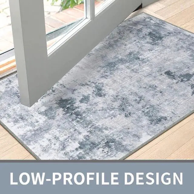 Alt view image 3 of 7 - Door Mat, Front Indoor Doormat 24"x36" Non Slip Entryway Rug Indoor, Washable Small Rug for Bedroom Kitchen Bathroom Laundry Low Profile (2x3 Feet)