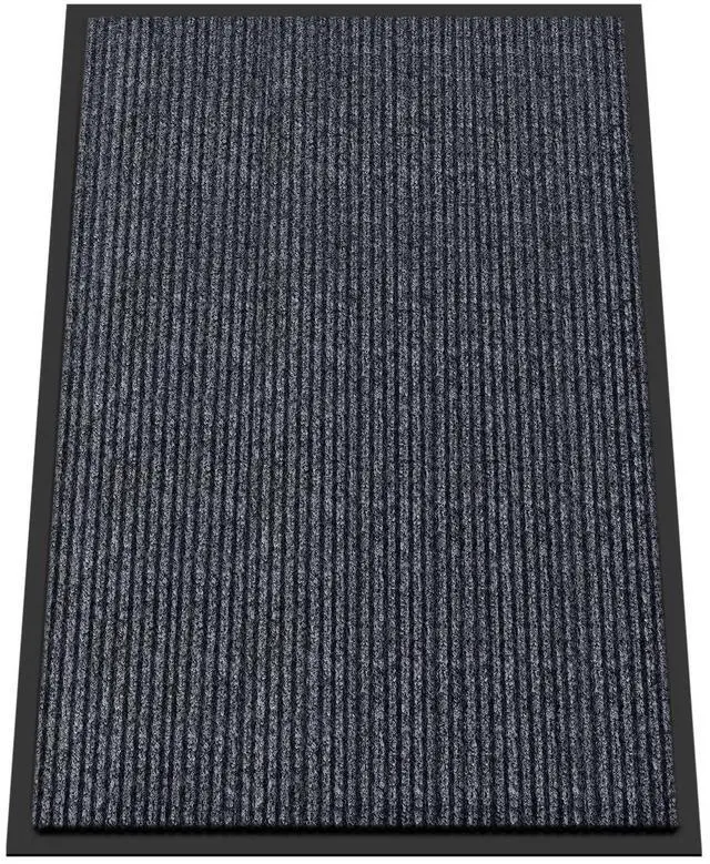Main image of Front Door Mat, 2'x3' Indoor Outdoor Entrance Mats, Commercial Floor Inside Outside Entrance, Heavy Duty Durable Welcome Mat, Rubber Backing Non Slip Outdoor Mats for Entryway,Dark Gray