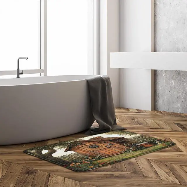 Alt view image 2 of 2 - Outhouse Bath Mat,17.8" Wx29.5 L Inch