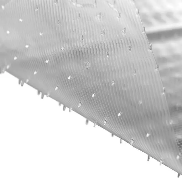 Main image of Low-Pile Carpet Runner - Non Slip Carpet & Rug Protection, Washable Clear Vinyl Floor Runners, 27 Inches Wide x 15 Inches Long, Made in The USA