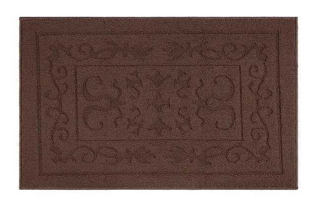 Alt view image 7 of 7 - Indoor Door Mat for Entryway 24" x 36", Absorbent Dirt Trapper Doormat with Non-Slip Backing, Low Profile Washable Entry Rug for Front Door, Muddy Shoes & Dog Paws, Coffee