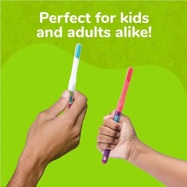 Alt view image 7 of 7 - Squishmallows Assorted Manual Toothbrushes, Soft Toothbrushes, Toothbrushes for Kids and Adults, 4PK