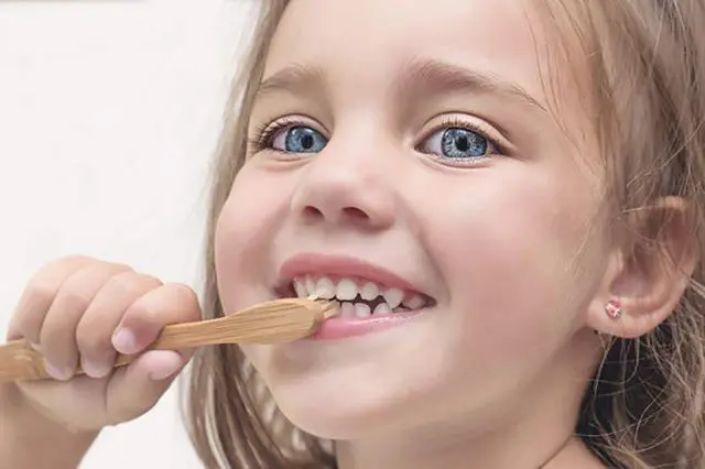 Alt view image 7 of 7 - Kids Bamboo Toothbrushes, Biodegradable BPA-Free Soft, 4pk Assorted Colors