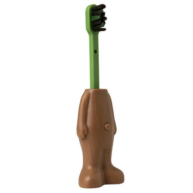 Alt view image 4 of 4 - Marvel Groot Kids Toothbrush Soft Rounded Bristles Poppin' Fun Superhero Toothbrush Cover Easy Grip Handle Gentle Cleaning for Toddlers & Kids Ages 2+ Travel Friendly Oral Care