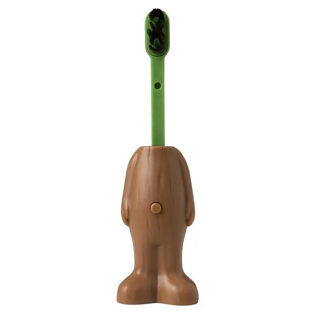 Alt view image 3 of 4 - Marvel Groot Kids Toothbrush Soft Rounded Bristles Poppin' Fun Superhero Toothbrush Cover Easy Grip Handle Gentle Cleaning for Toddlers & Kids Ages 2+ Travel Friendly Oral Care