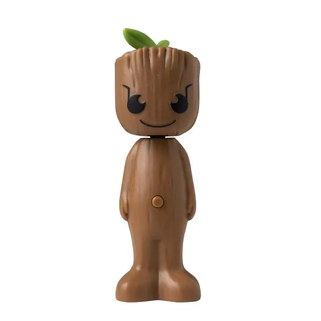 Alt view image 2 of 4 - Marvel Groot Kids Toothbrush Soft Rounded Bristles Poppin' Fun Superhero Toothbrush Cover Easy Grip Handle Gentle Cleaning for Toddlers & Kids Ages 2+ Travel Friendly Oral Care