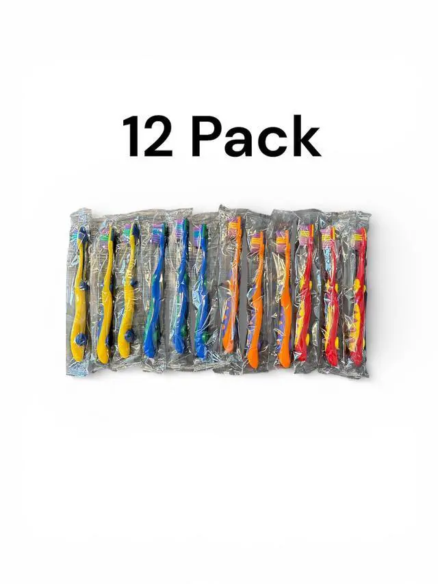 Alt view image 2 of 3 - Kids Toothbrush Soft Bristles 1-Count (Pack of 12)