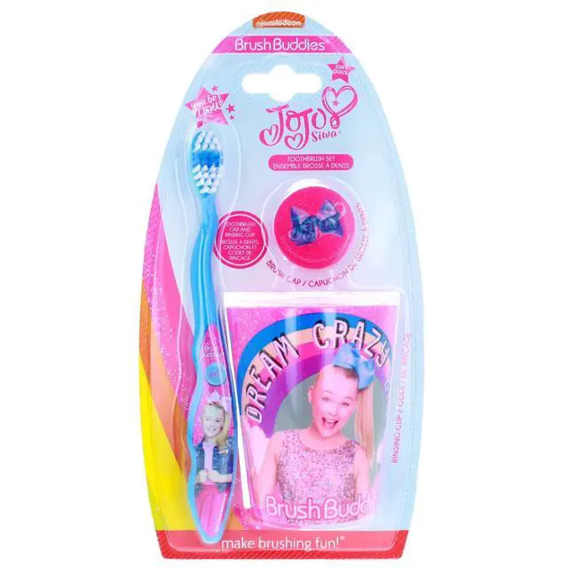 Alt view image 2 of 4 - 4SGM JoJo Pink Toothbrush Set, Multi
