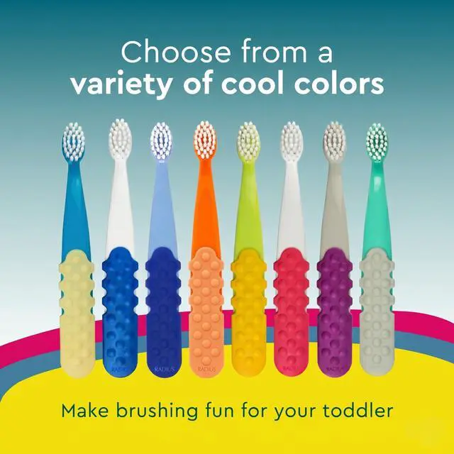 Alt view image 6 of 7 - Totz Plus Brush Kids Toothbrush Silky Soft BPA Free ADA Accepted Designed for Delicate Teeth & Gums for Children 3 Years & Up - BlueYellow - Pack of 1
