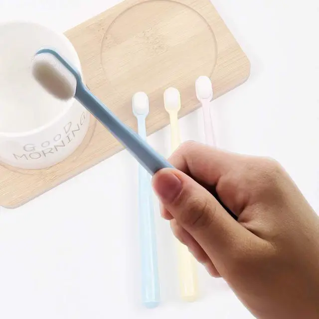 Alt view image 6 of 7 - Baby & Toddler Extra Soft Toothbrush for Age 4-12 Years Old, with 10000 Soft Floss Bristle for Baby Gum Care. (6Pcs)
