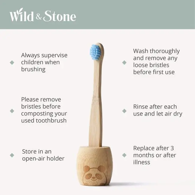 Alt view image 3 of 5 - Organic Children's Bamboo Toothbrush | 4 Pack Candy Colour | Soft Fibre Bristles | 100% Biodegradable Handle | BPA Free | Vegan Eco Friendly Kids Toothbrushes
