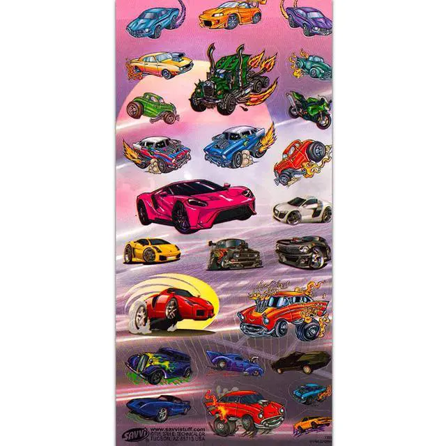 Alt view image 3 of 3 - Toothbrush Kit for Kids - Bundle with 6 Race Car Toothbrushes and Stickers for Boys, Toddlers | Toothbrush Set