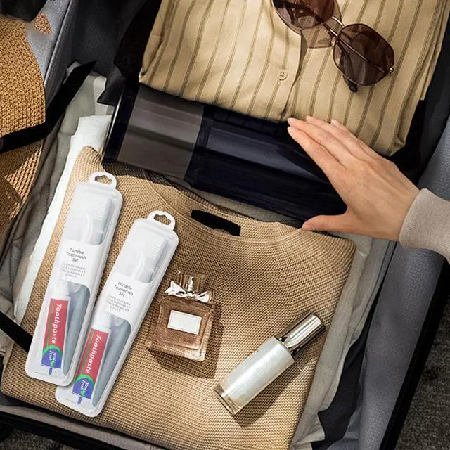 Alt view image 5 of 7 - Toothbrush Travel kit, Portable Toothbrush kit (4-Pack)