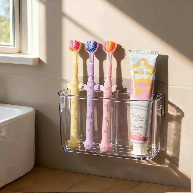 Alt view image 3 of 7 - 3-Sided Toothbrush Set, 7.4 Inch, 360 Degree Cleaning, 3 Pieces Manual Toothbrushes for Sensory and Autism Care, Complete Teeth and Gum Care