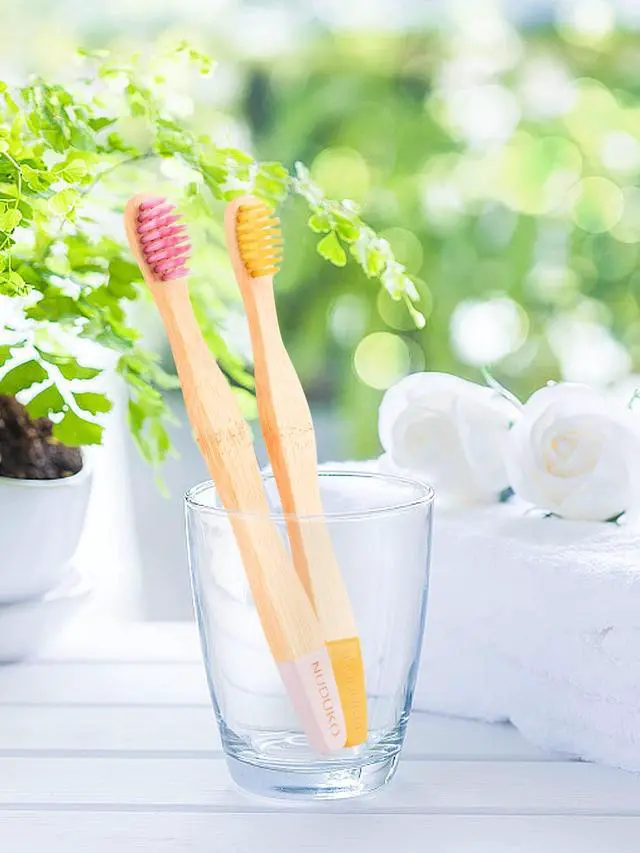 Alt view image 7 of 7 - Kids Toothbrush Bamboo Toothbrushes 6 Pack - Organic Compostable Tooth Brush Wooden Baby Toddler Toothbrush, Eco-Friendly Natural Biodegradable Soft Bristle Toothbrush for Children