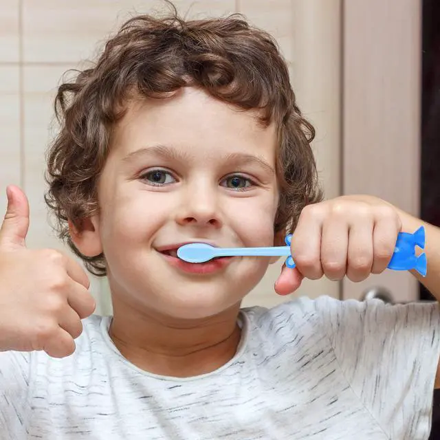 Alt view image 5 of 7 - Kids Toothbrushes Bulk Soft Lovely Little Kangaroo with Covers Suction Cup Individually Wrapped for Children Toddler Home School Camp Daycare Travel(24 Pcs)