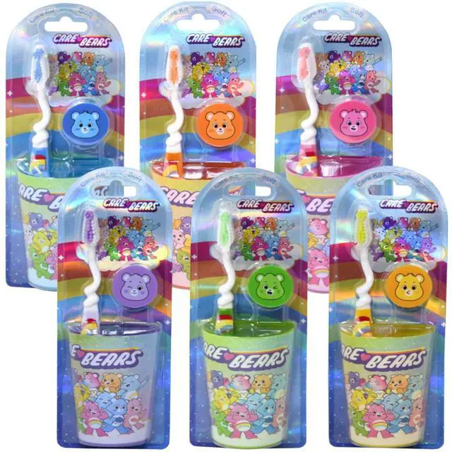 Alt view image 3 of 5 - Kids Toothbrush and Cup Kit - Official, Multicolor, Manual Toothbrush, Cup, Stickers, Cat Door Hanger, Ages 3+
