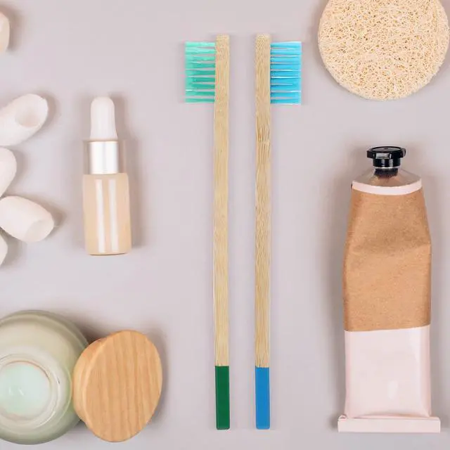 Alt view image 6 of 7 - 20 Pieces Kids Bamboo Soft Bristles Toothbrushes Toddler Toothbrush Manual Travel Toothbrushes for Kids Children Home School Travel Teeth Oral Dental Care, 5.7 Inch, Individually Wrapped