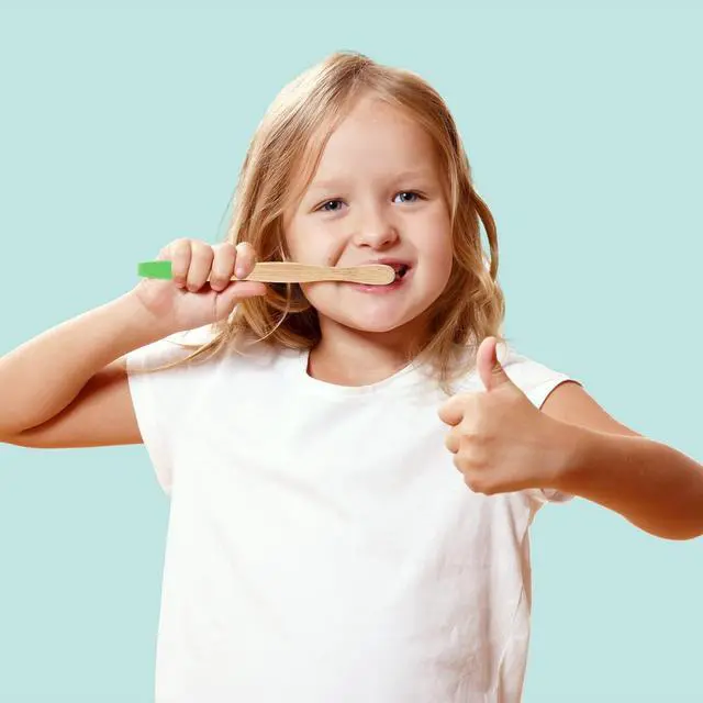 Alt view image 5 of 7 - 24 Pcs Kids Bamboo Toothbrushes Soft Bristle Individually Wrapped Toddler Toothbrush Manual Travel Tooth Brushes for Kids Children Adults School Travel Teeth Oral Supplies 5.7 Inch