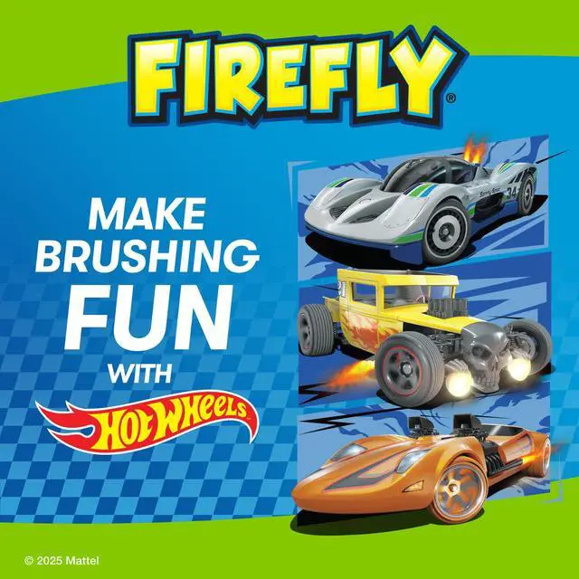 Alt view image 2 of 6 - Hot Wheels Toothbrush Value Pack, Soft Bristle Toothbrush for Kids 3+, 3 Ct