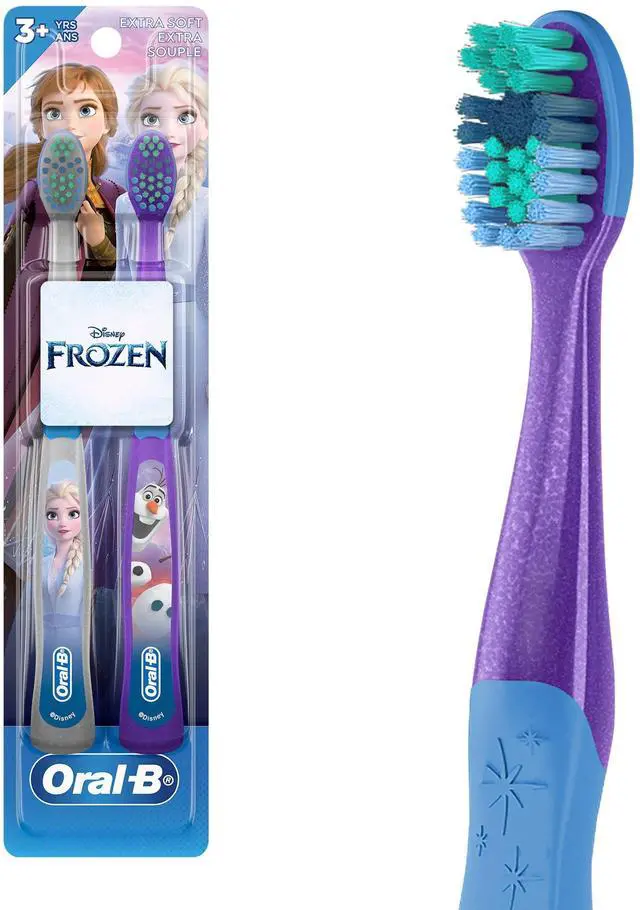 Main image of Kid's Toothbrush Featuring Disney's Frozen II, Soft Bristles, for Children and Toddlers 3+, 2 Count