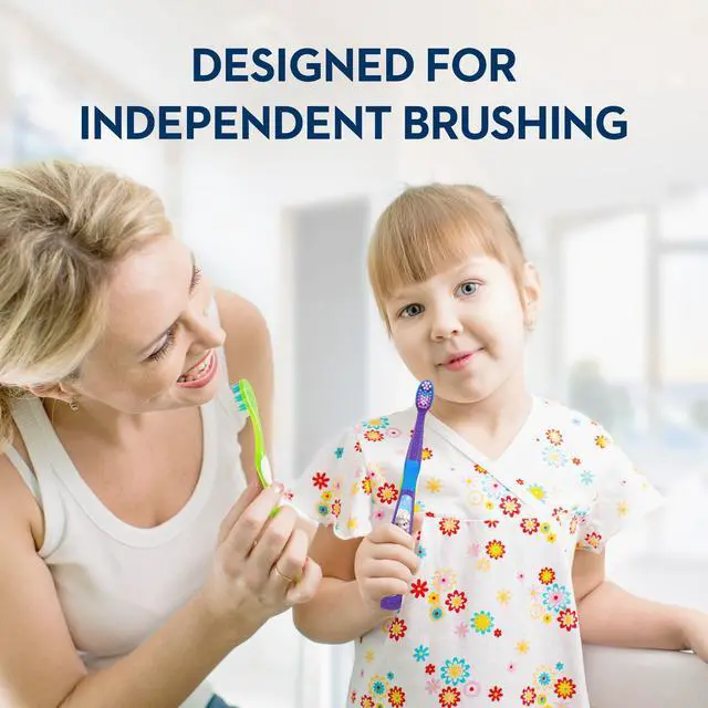 Alt view image 5 of 7 - Kid's Toothbrush Featuring Disney's Frozen II, Soft Bristles, for Children and Toddlers 3+, 2 Count