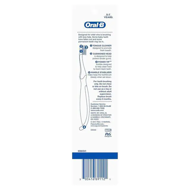 Alt view image 2 of 5 - Kid's Manual Toothbrush Featuring Marvel's Spiderman, Soft Bristles, for Children and Toddlers 3+, 2 Count
