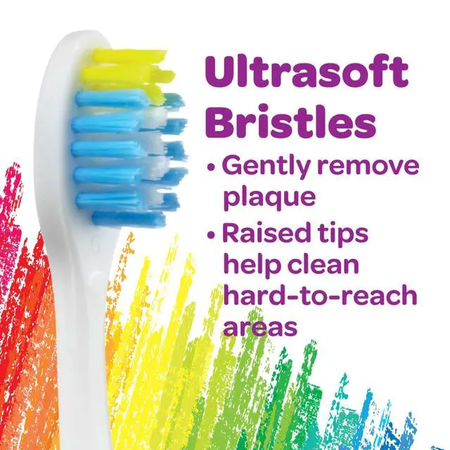 Alt view image 3 of 7 - Crayola Pip-Squeaks Kids Toothbrush, Ultra-Soft Bristles with Compact Head for Ages 3+, 1 Count (Pack of 4)