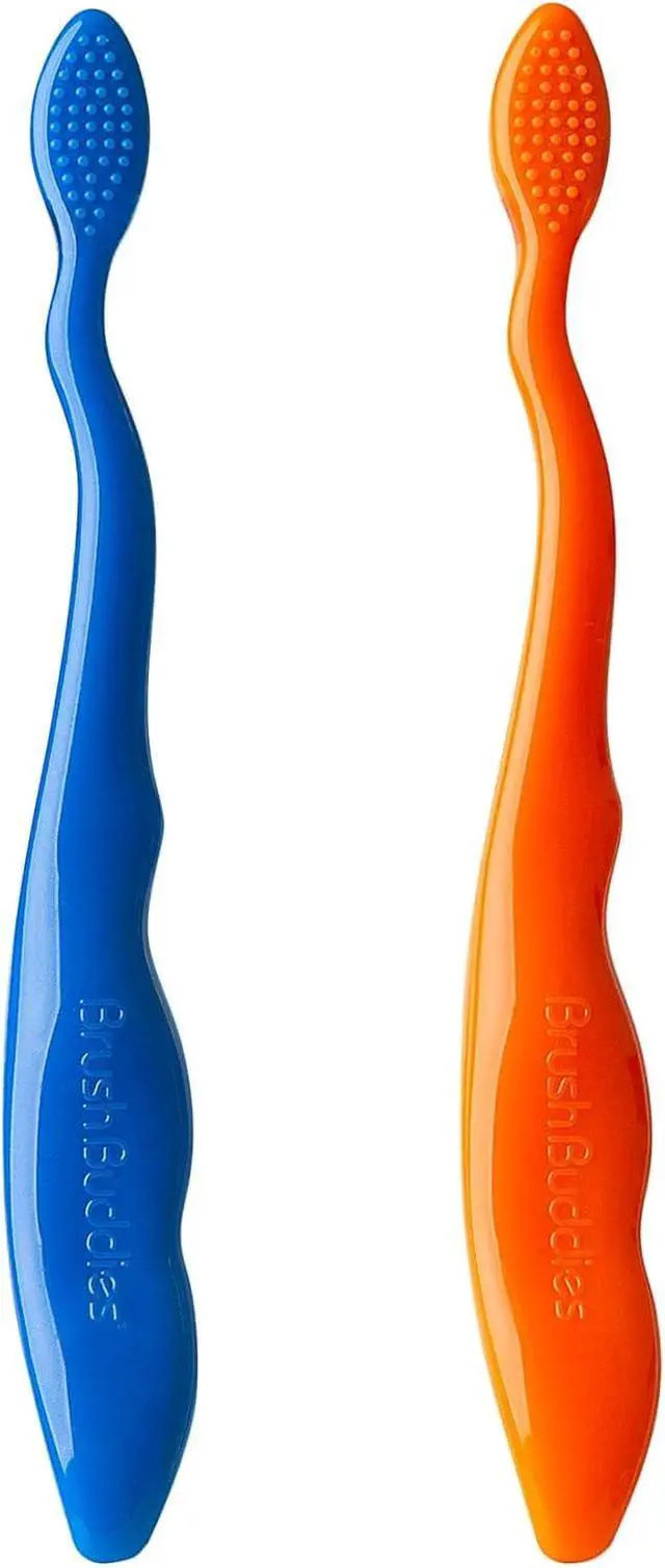 Alt view image 3 of 6 - Hot Wheels Kids Toothbrush Kit for Toddlers Ages 2+ Manual Toothbrushes with Soft Bristles Travel Toothbrush Set with Covers and Rinsing Cups Kids Oral Care Bathroom Set 6 Piece Set