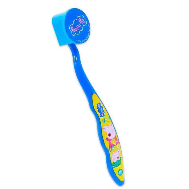 Alt view image 3 of 6 - Toothbrush and Cup Travel Kit for Kids - Bundle with 2 Toothbrushes, 2 Rinsing Cups, 2 Covers, Stickers, and More for Girls, Toddlers | Toothbrush Set (Styles May Vary)