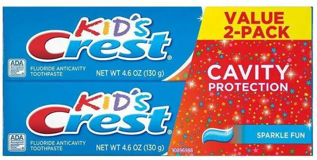 Main image of Toothpaste 4.6 Ounce Kids 2-Pack Cavity Protection (136ml) (2 Pack)