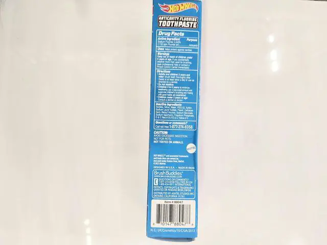 Alt view image 2 of 2 - Hot Wheels Toothpaste