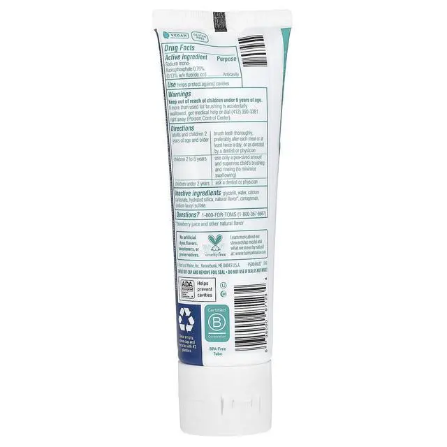 Alt view image 2 of 2 - Silly Strawberry Children's Anticavity Toothpaste, 5.1 Ounce