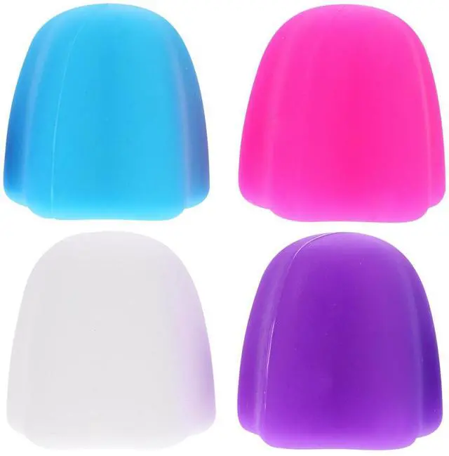 Main image of 4Pcs Self-Closing Toothpaste Caps Silicone Toothpaste Dispensers Leak-Proof Bathroom Supplies for Easy Dispensing