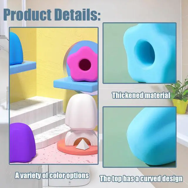 Alt view image 3 of 7 - Toothpaste Lids Self-Sealing Toothpaste Caps, No Waste Dispenser, Easy to Use Food Grade Silicone, Mess Free Toothpaste Squeezer Cap for Kids & Adults, Bathroom Accessories (12)