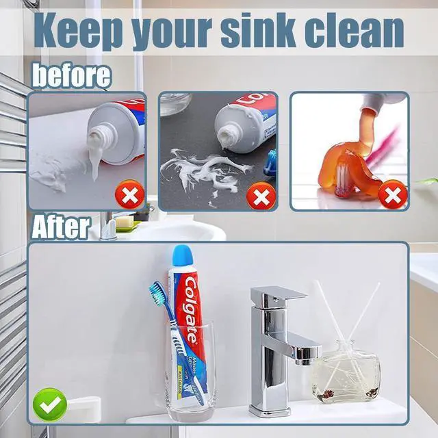 Alt view image 4 of 7 - Toothpaste Lids Self-Sealing Toothpaste Caps, No Waste Dispenser, Easy to Use Food Grade Silicone, Mess Free Toothpaste Squeezer Cap for Kids & Adults, Bathroom Accessories (12)