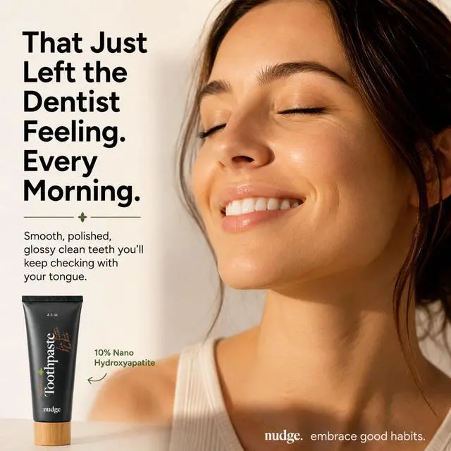 Alt view image 7 of 7 - 10% Nano Hydroxyapatite Toothpaste, Rod-Shaped nHA for Maximum Enamel Contact, Natural Whitening, Fluoride Free & SLS Free,Watermelon, 4.5 oz