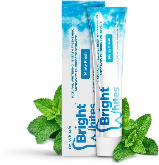 Main image of Anticavity Fluoride Toothpaste with Xylitol and Silica, Dentist Recommended for Adults & Kids' Oral Care - Whitening, Antiplaque, SLS Free, Enamel Protection (Minty Fresh)
