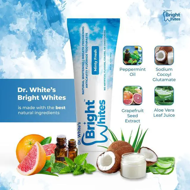Alt view image 6 of 7 - Anticavity Fluoride Toothpaste with Xylitol and Silica, Dentist Recommended for Adults & Kids' Oral Care - Whitening, Antiplaque, SLS Free, Enamel Protection (Minty Fresh)